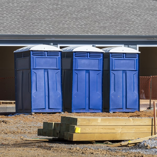 what is the cost difference between standard and deluxe portable restroom rentals in Gibsonia Pennsylvania